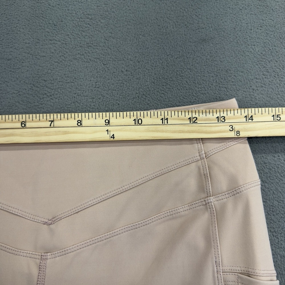Free People FP Movement On Cloud Nine Leggings Size M Pink Pearl Side Pocket - Picture 6 of 11